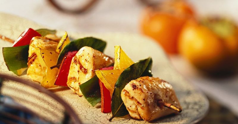 Grilled Star Fruit Skewers