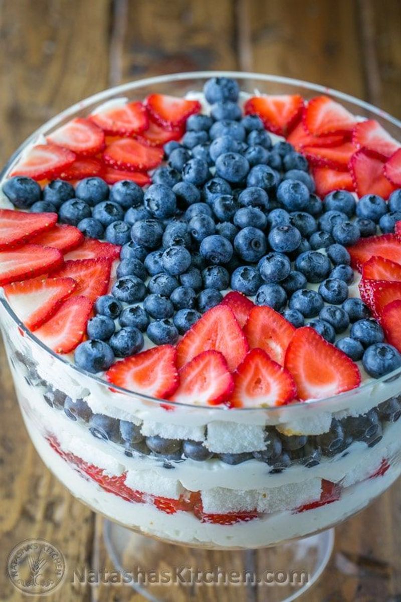 Star-Spangled Berry Trifle