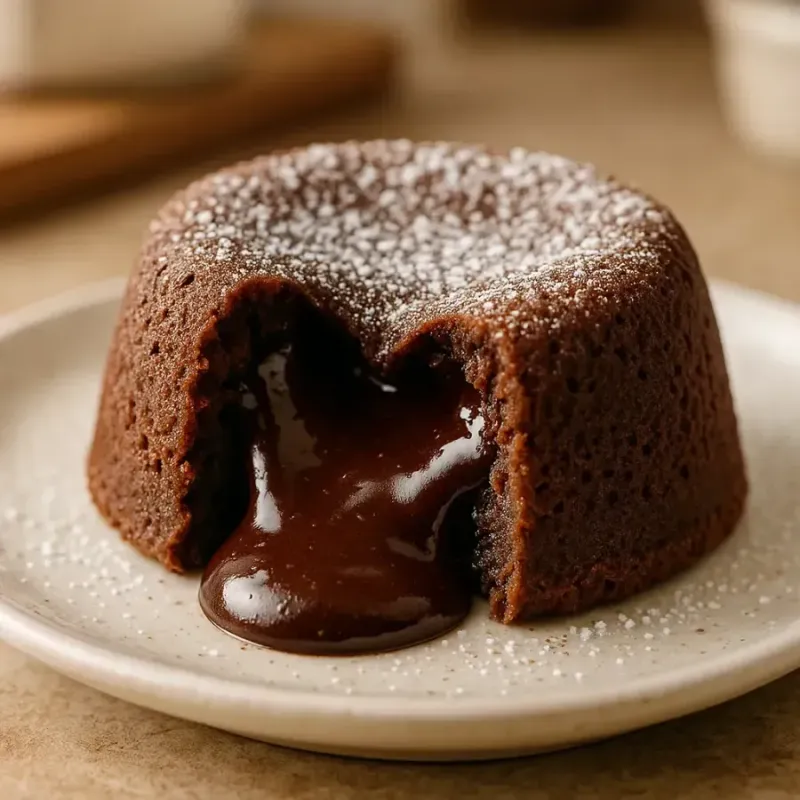 Chocolate Cake's Molten Heart