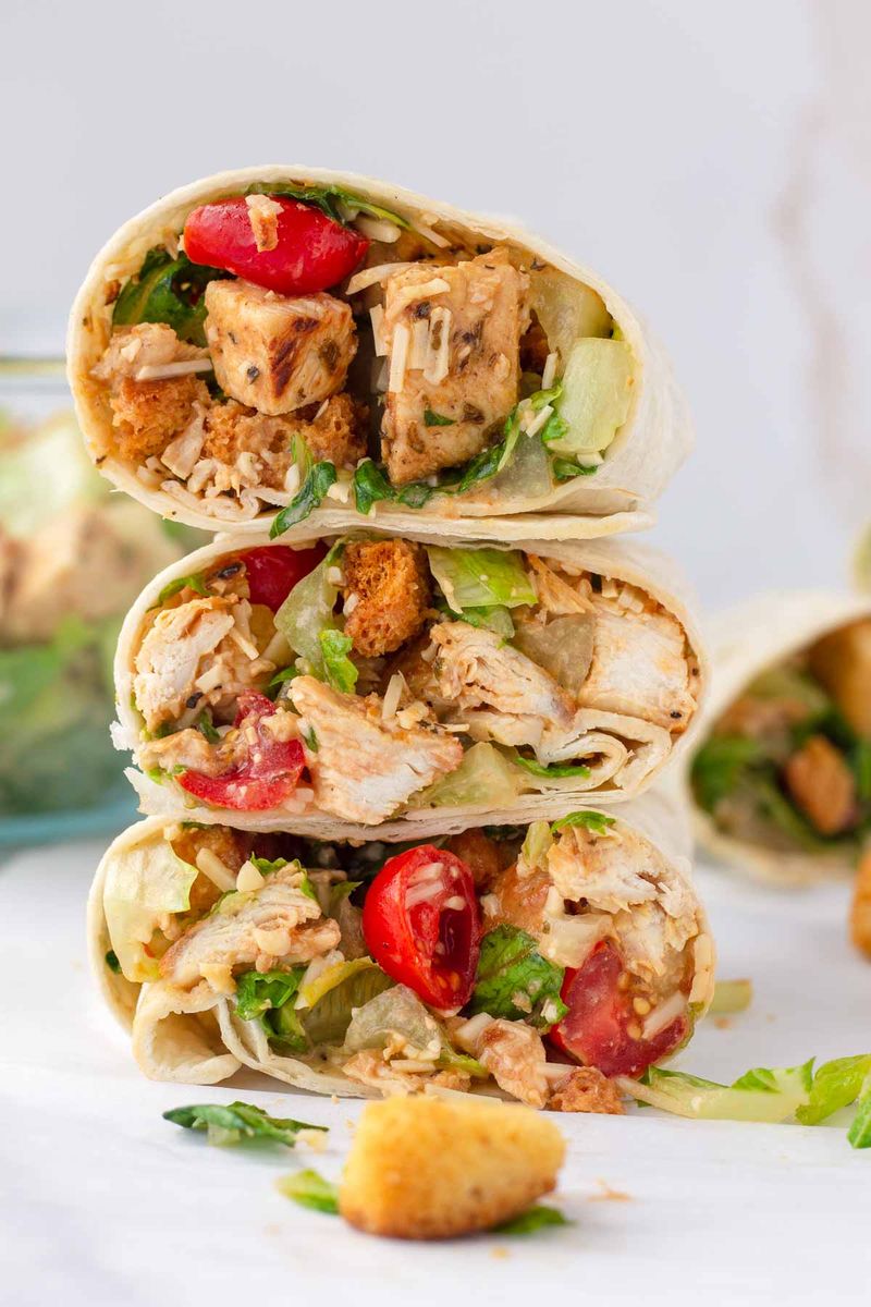 Fold Into A Warm Chicken Wrap