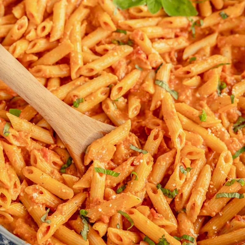 Strawberry Basil Vodka Sauce