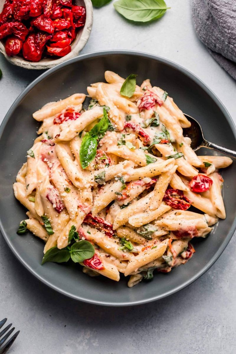 Creamy Goat Cheese Pasta
