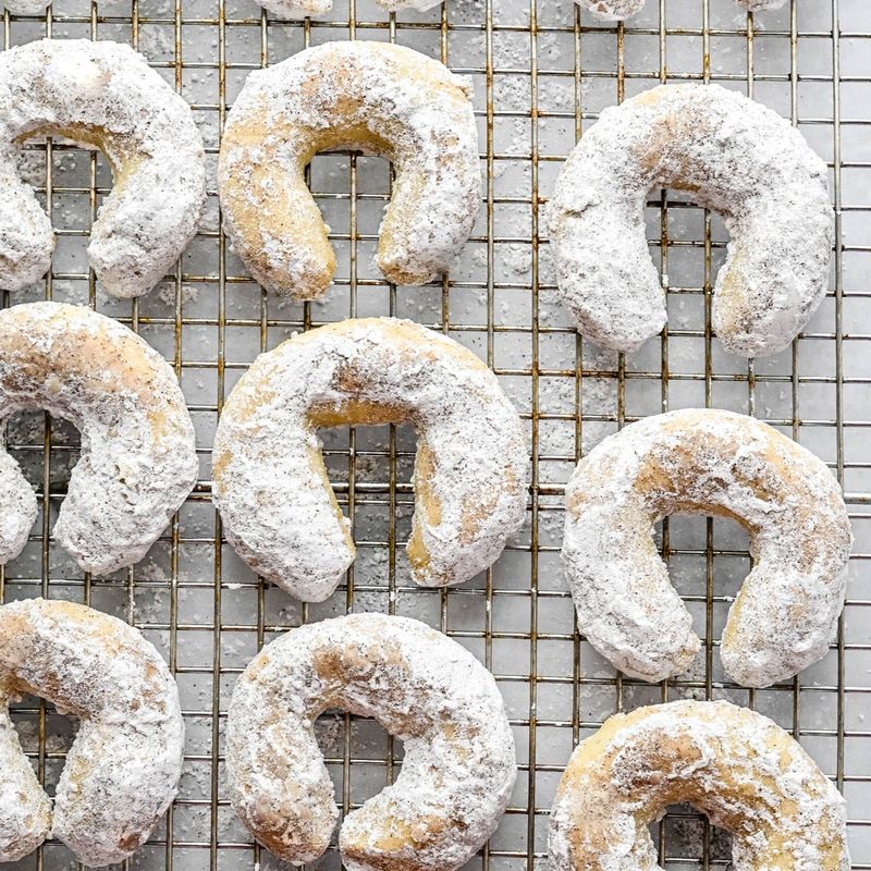 Spiced Jam Crescent Cookies