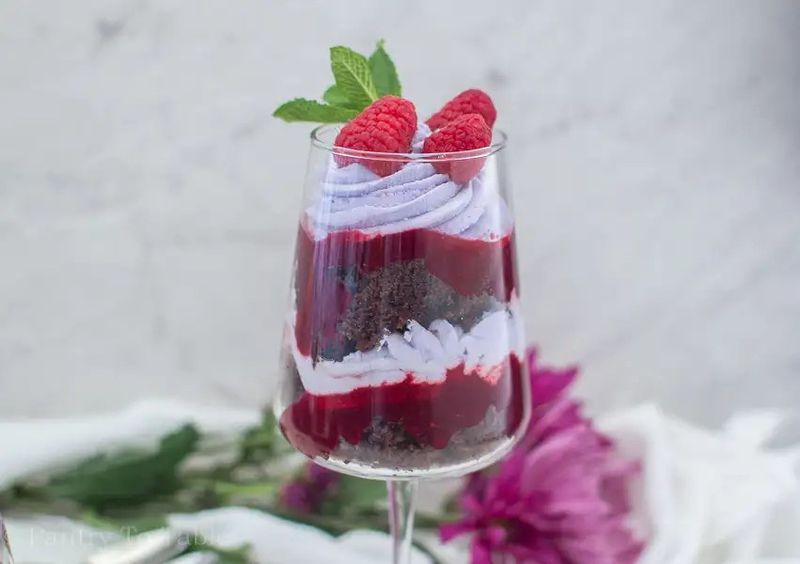 Soft Lilac Berry Trifle