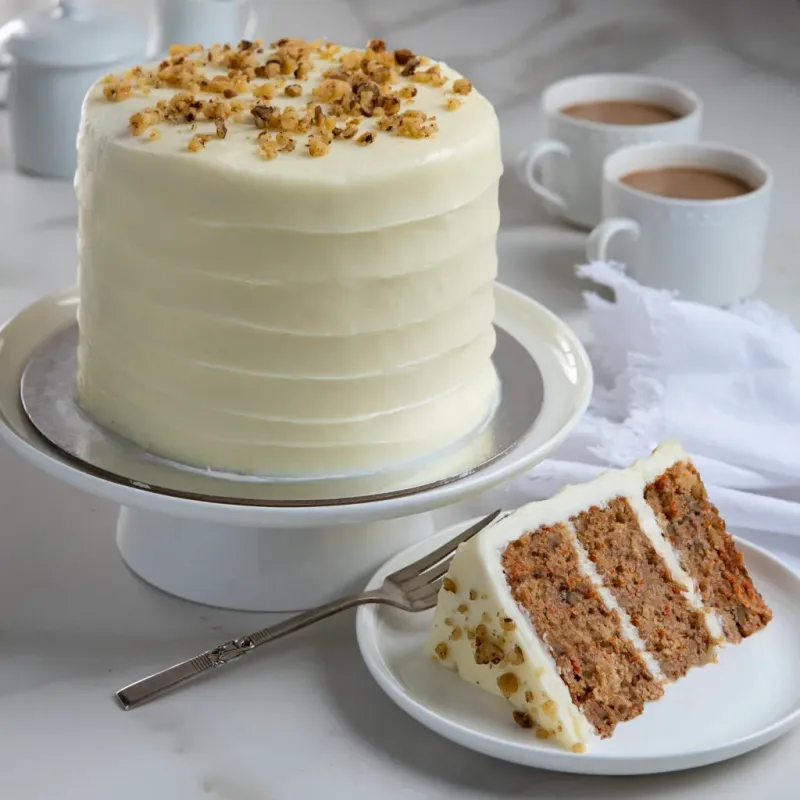 Carrot Cake With Cream Cheese Frosting