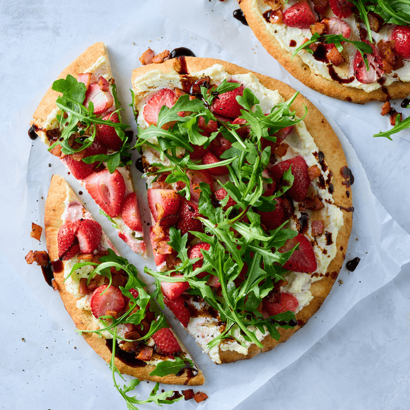 Strawberry Arugula Pizza