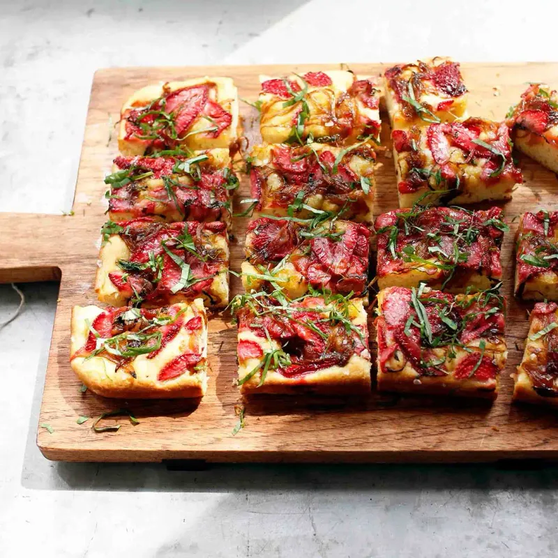 Strawberry Focaccia