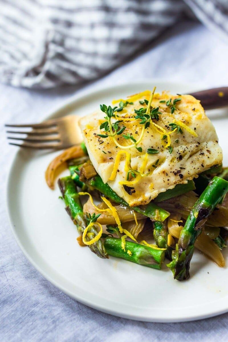 Baked Cod With Lemon Herb Butter