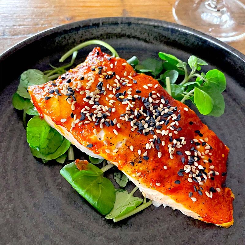 Korean Gochujang Salmon Packets