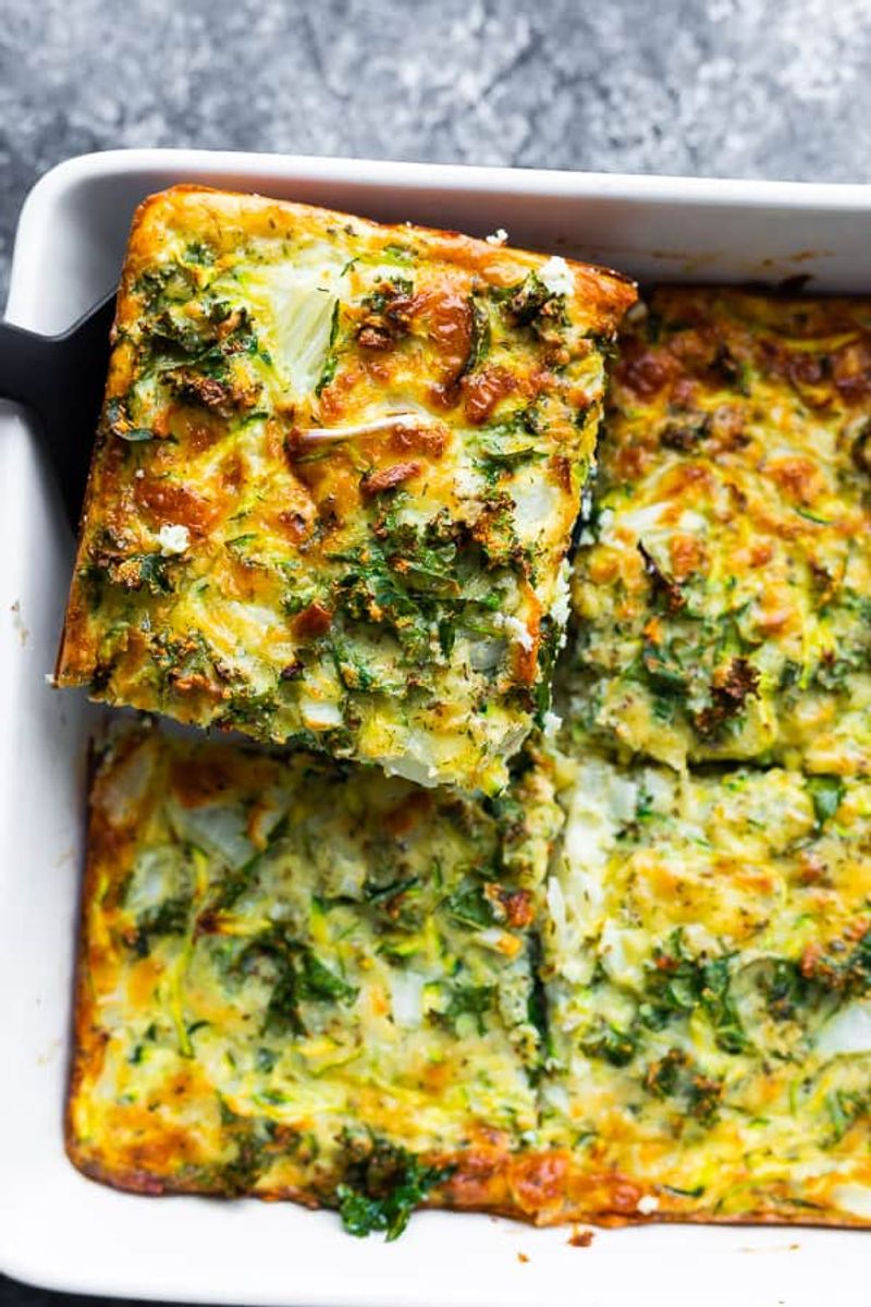 Zucchini And Egg Breakfast Bake