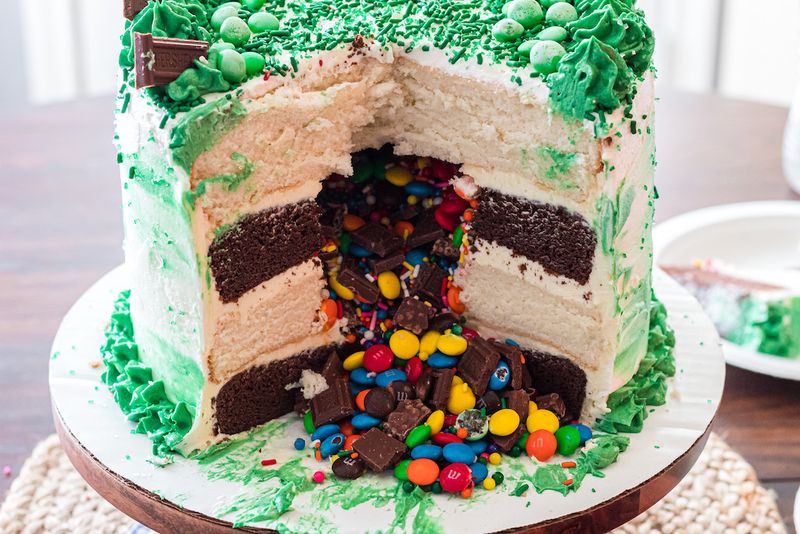 Prickly Piñata Surprise Cake