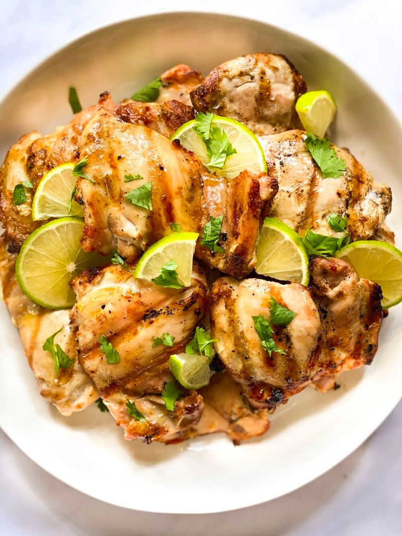 Honey-Lime Chicken Thighs