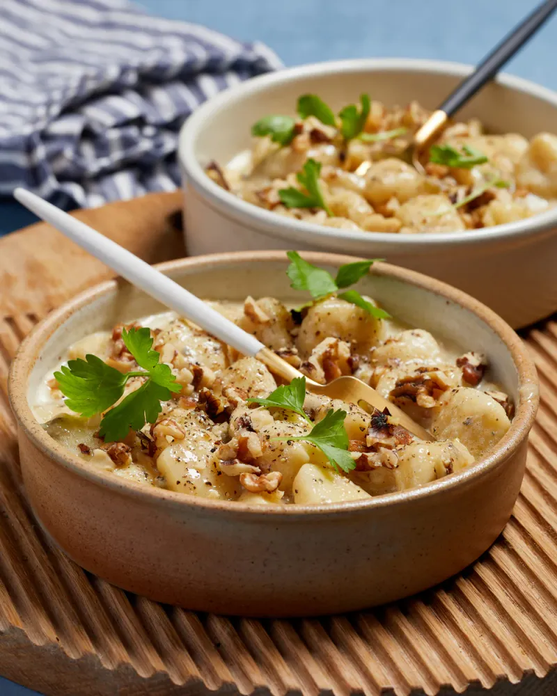 Blue Cheese And Walnut Gnocchi