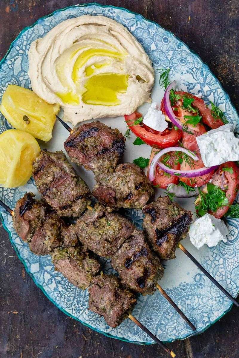 Herbed Lamb Kebabs