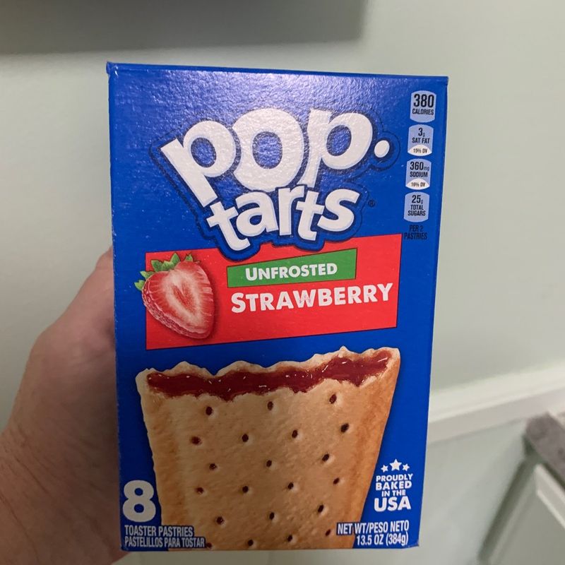 Unfrosted Strawberry Pop-Tarts