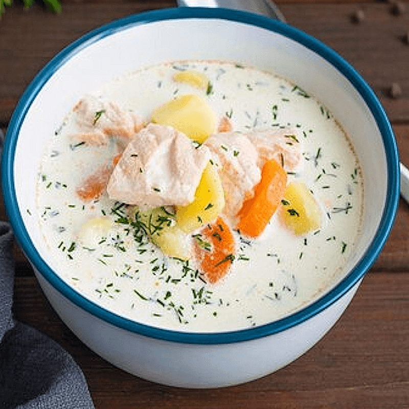 Norwegian Fiskesuppe (Fish Soup)