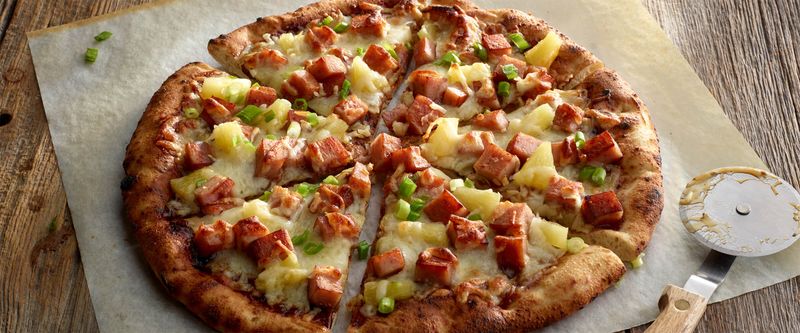 Spam And Pineapple Pizza