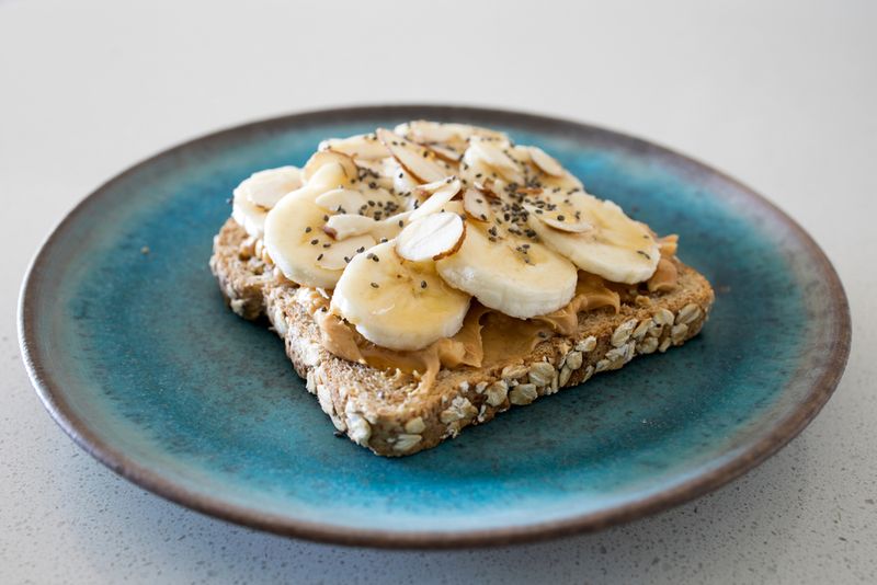 Almond Butter Banana Toast