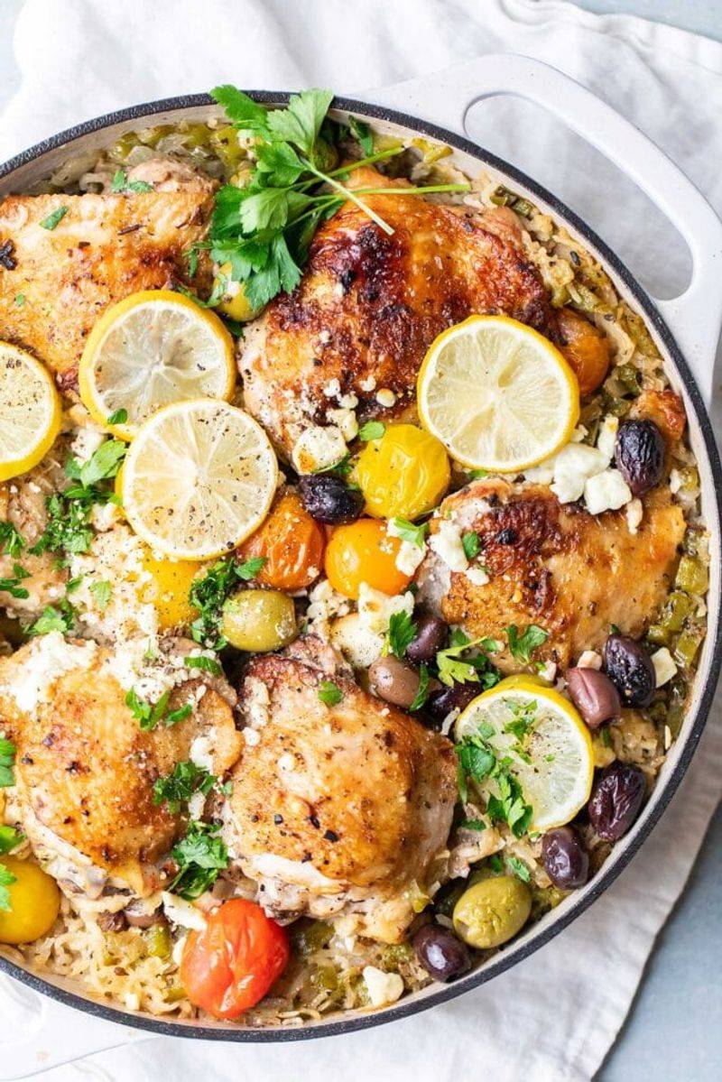 Greek Lemon Chicken & Rice