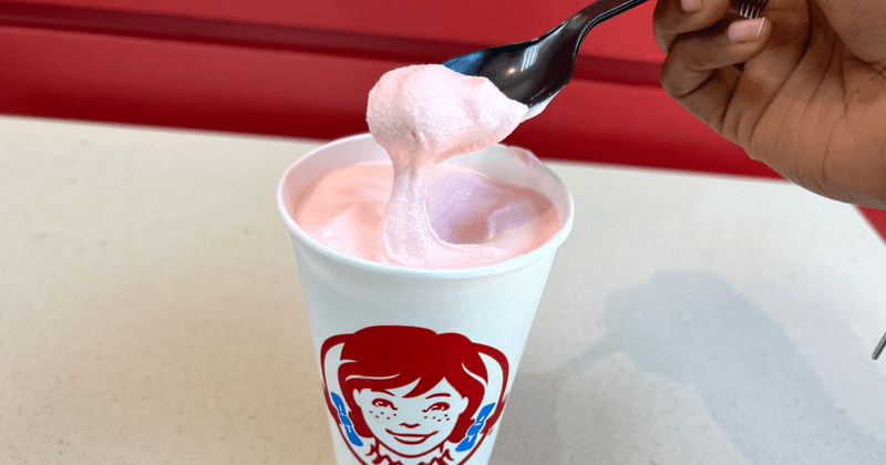 Wendy's Strawberry Frosty