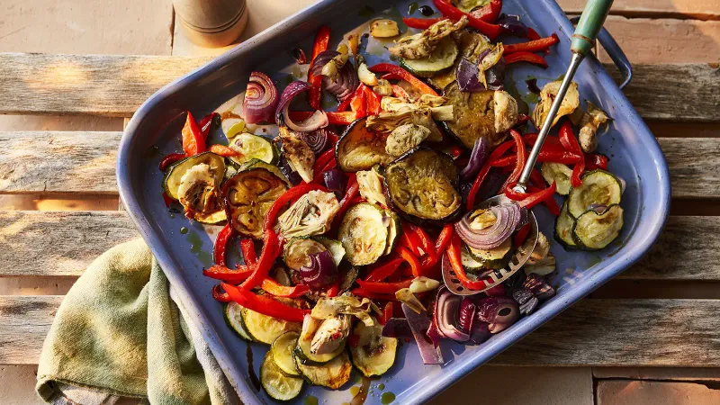 Mediterranean Grilled Vegetable Plate