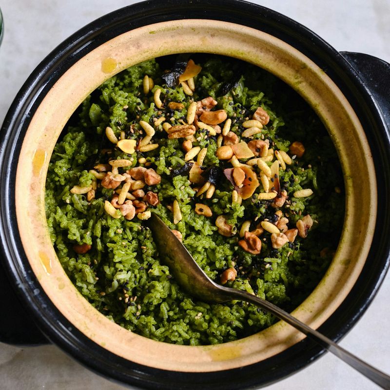 Aromatic Carrot Top Rice