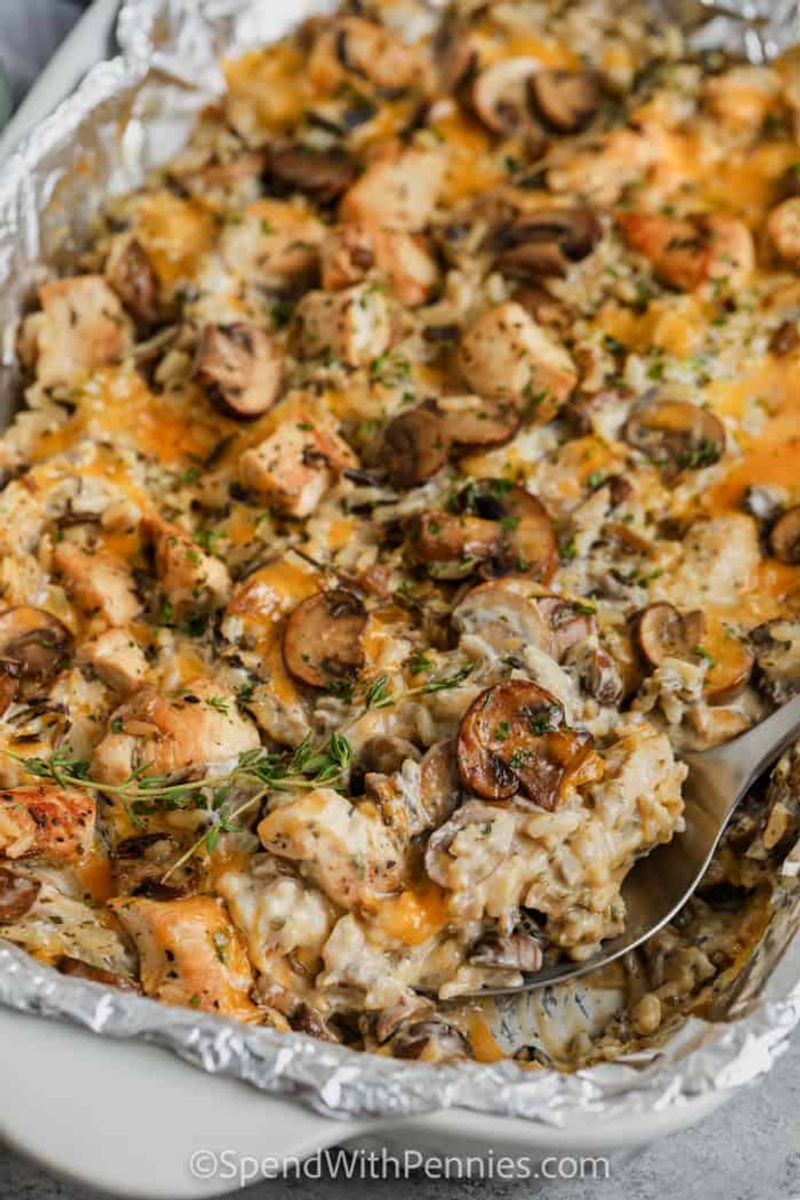 Chicken And Wild Rice Casserole