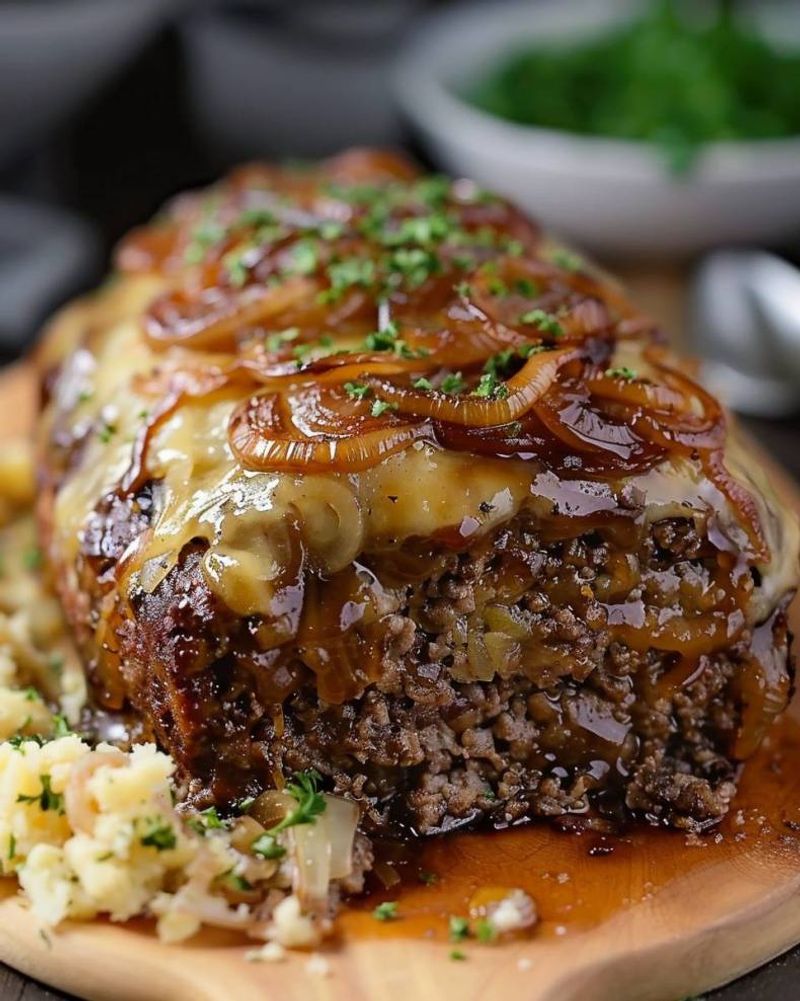 French Onion Soup Meatloaf