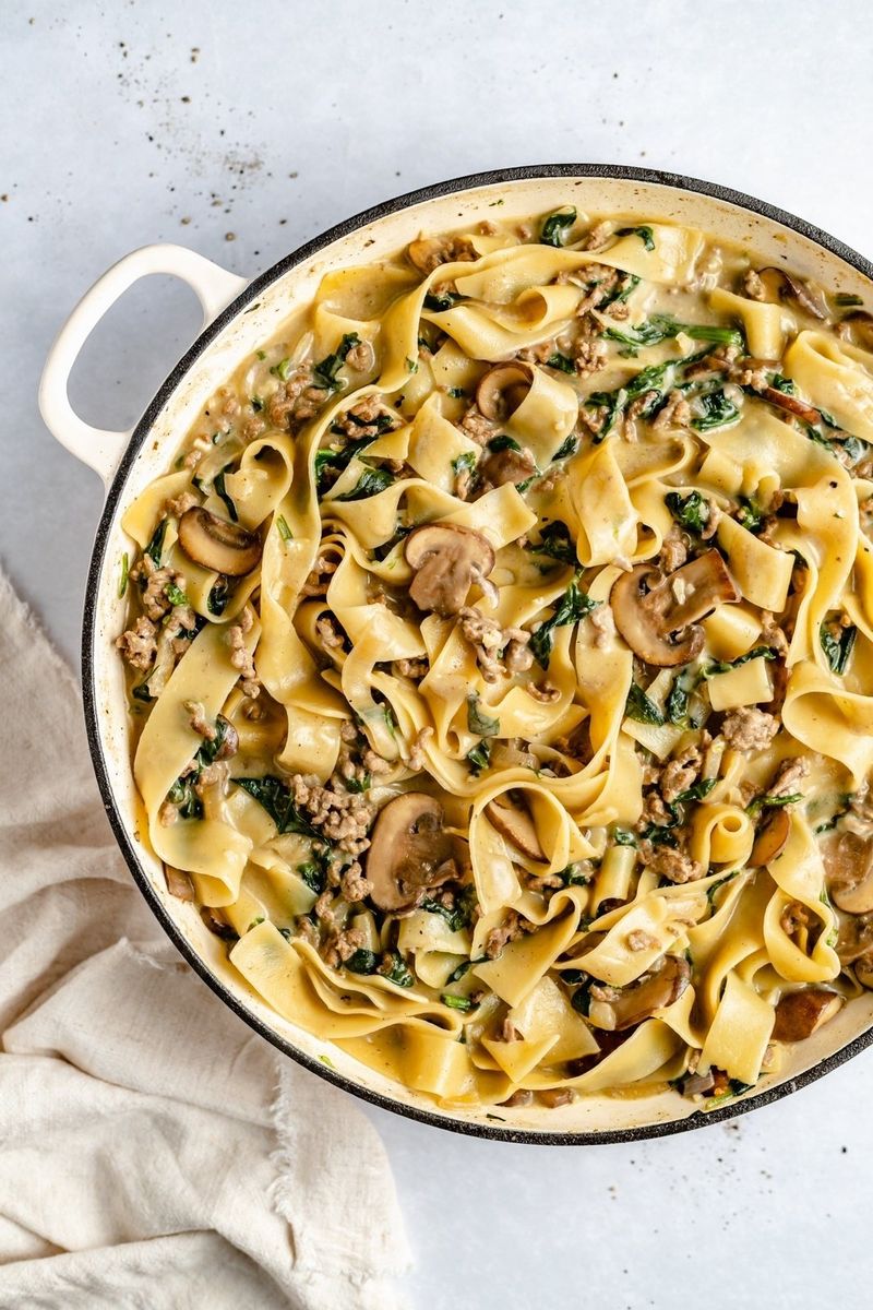 Beef And Mushroom Pasta