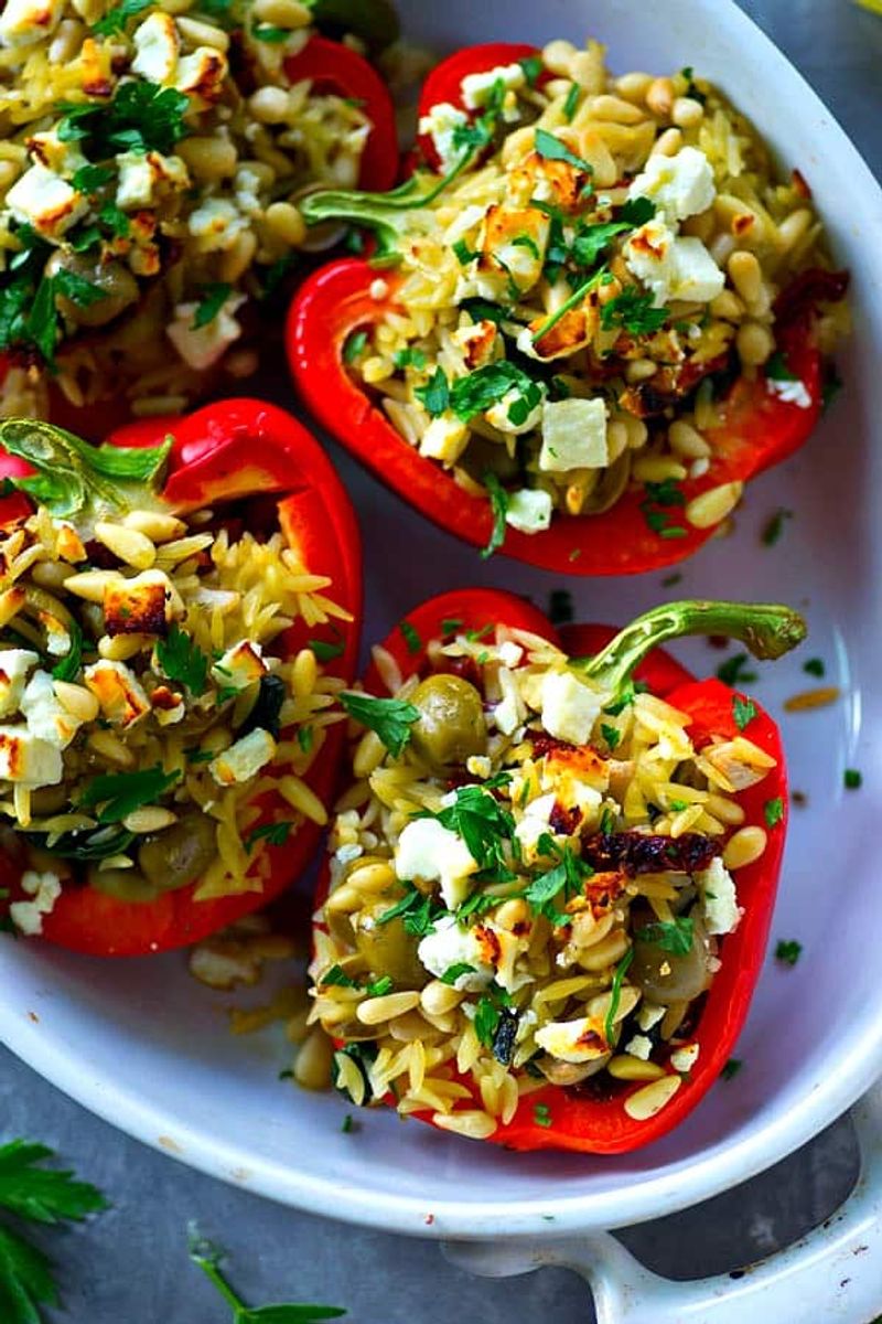 Greek-Inspired Orzo And Feta