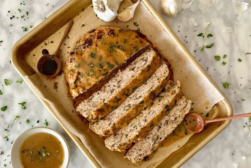 Mushroom And Onion Turkey Loaf