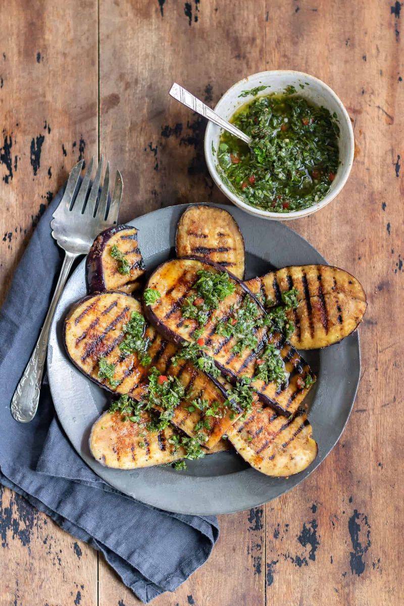 Grilled Eggplant Steaks