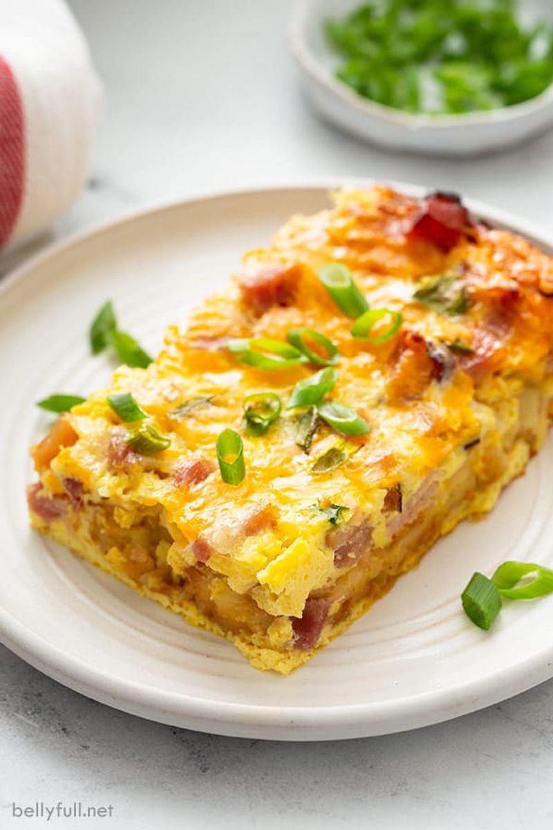 Breakfast Hash Brown Strata