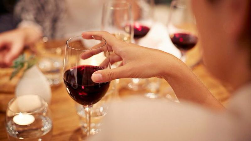 Wine Glass Gripping Worthy Of A Mugger