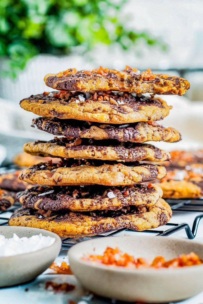Bourbon Bacon Chocolate Chip Cookies