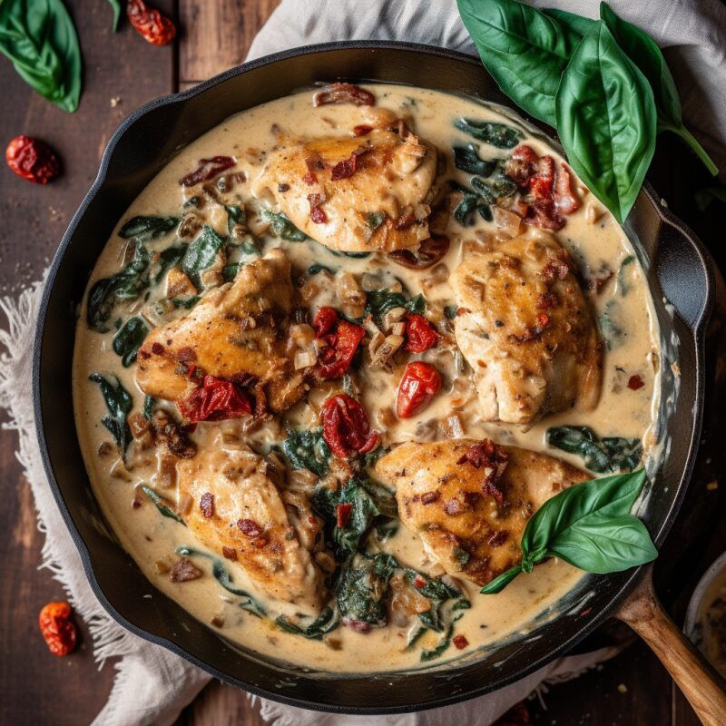 Thursday Dinner: Creamy Sun-Dried Tomato Tuscan Chicken