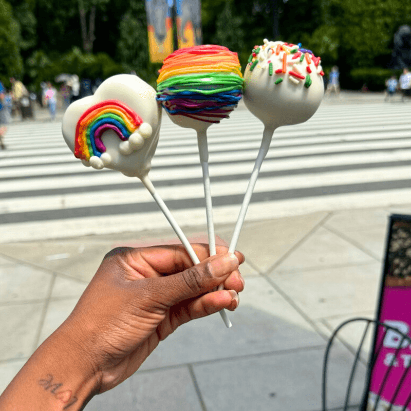 Pride Cake Pops