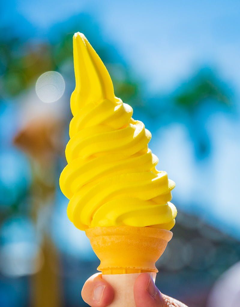 Lemon Soft Serve From Adorable Snowman
