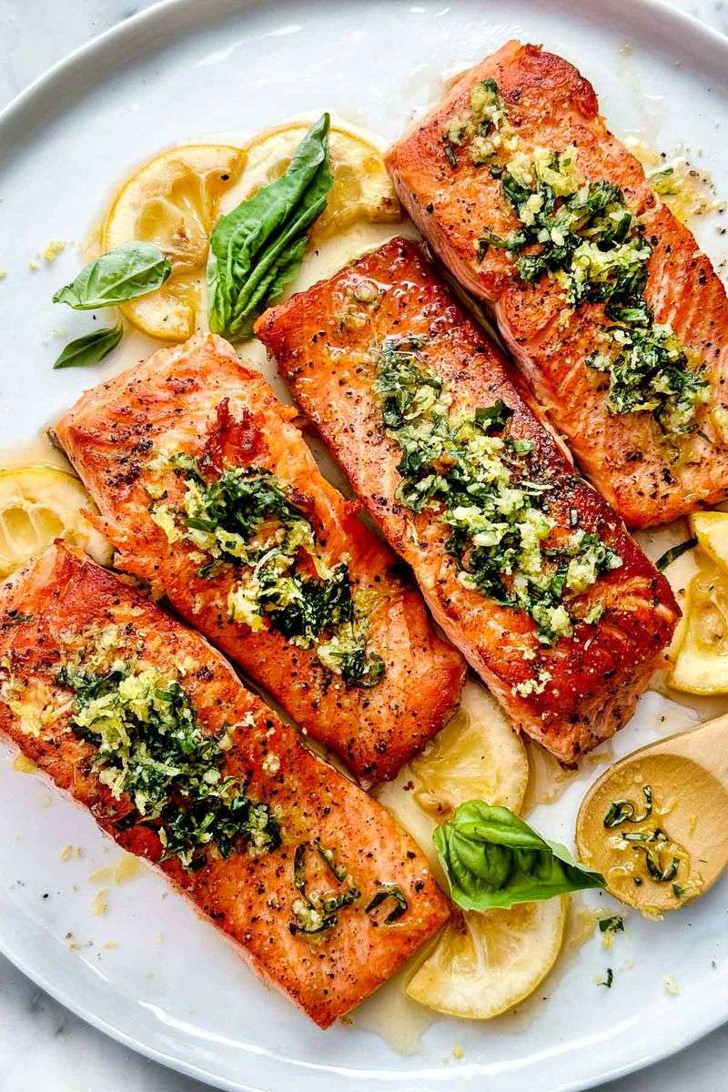 Olive Oil-Poached Salmon