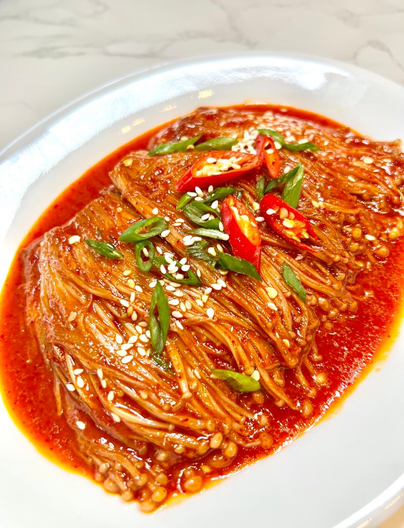 Enoki Mushroom Octopus