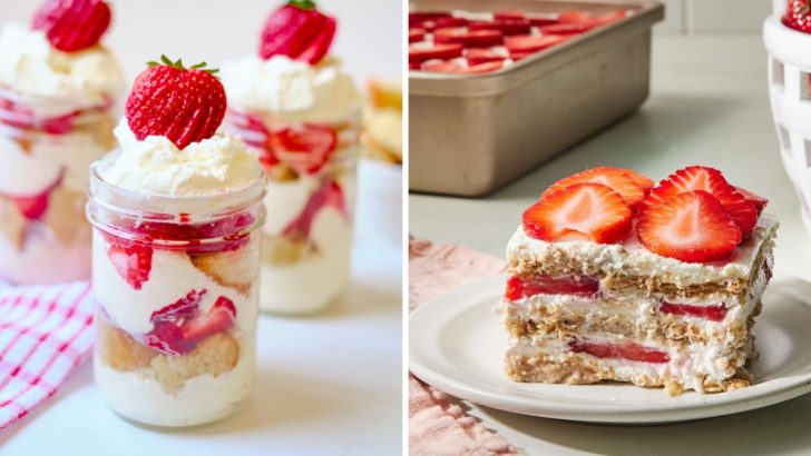 Too Hot to Bake? Try These Cool Strawberry Shortcakes