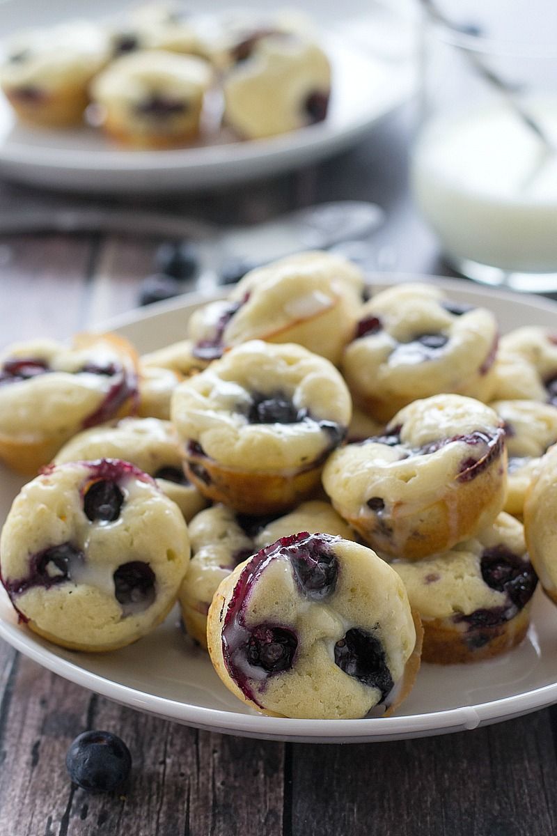 Blueberry Pancake Bites