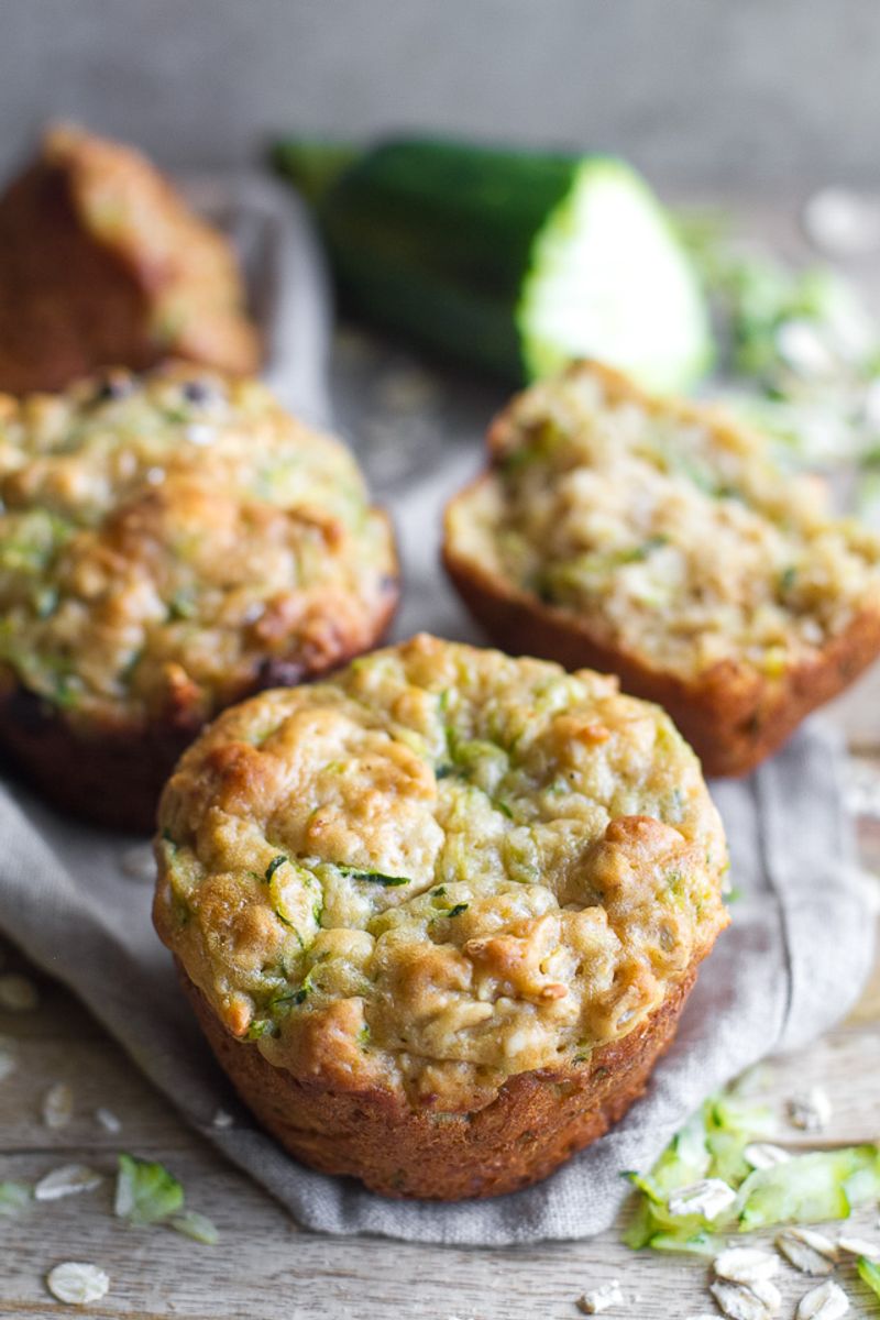 Oatmeal Zucchini Muffins