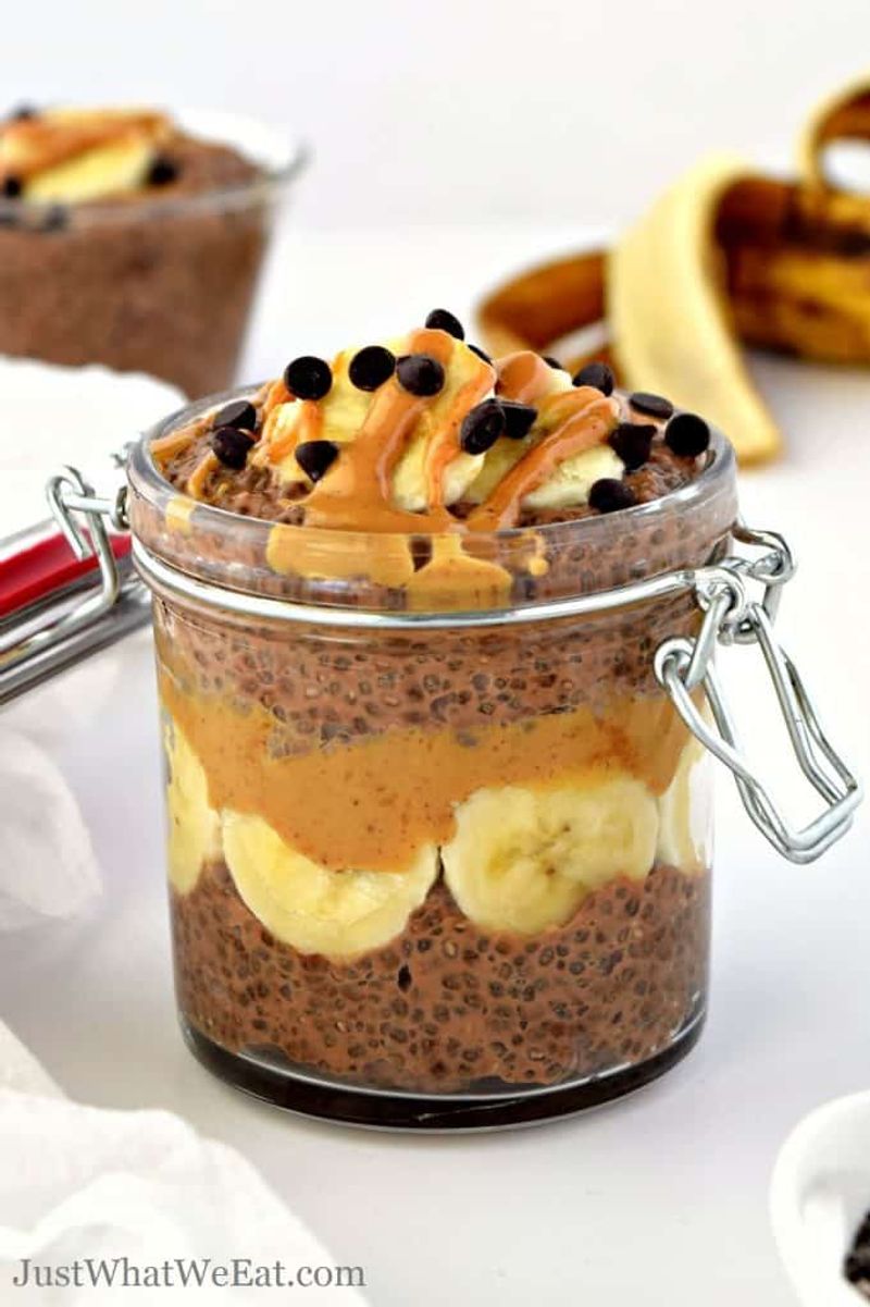 Peanut Butter Cup Breakfast Jar