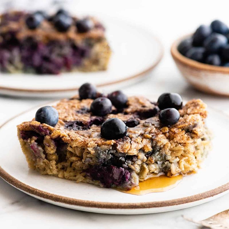 Blueberry Oatmeal Bake