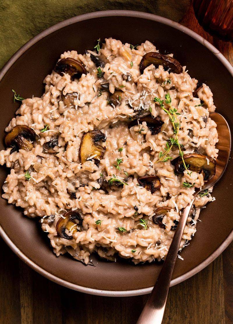 Smoky Portobello Risotto