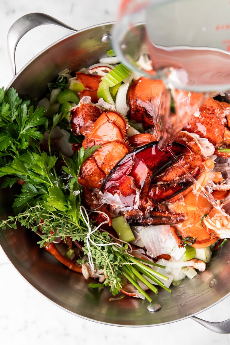 Serve With A Shellfish Stock Reduction