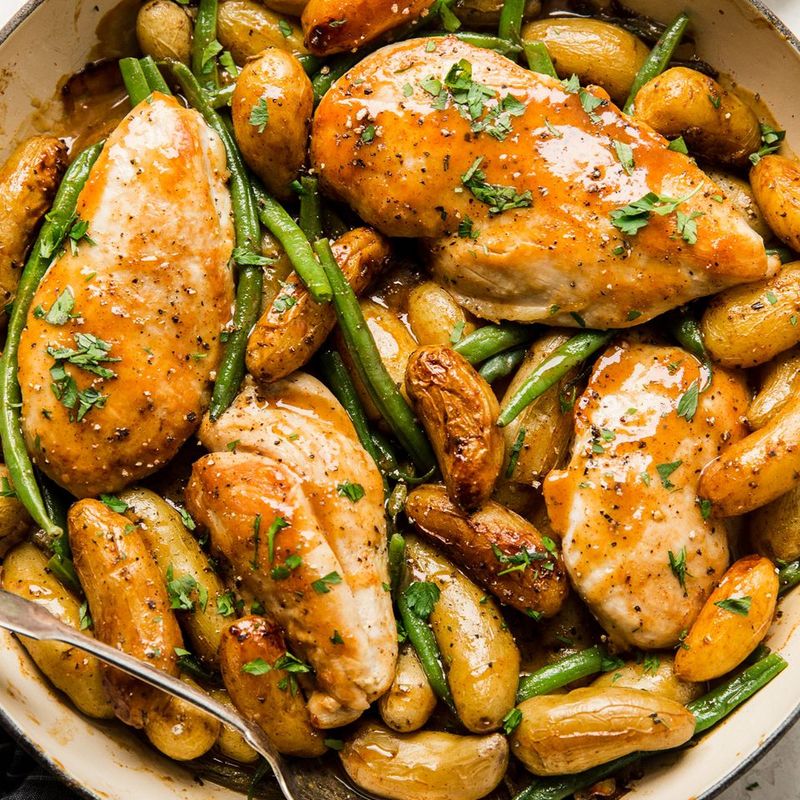 Tuesday Dinner: Sheet Pan Honey Mustard Chicken
