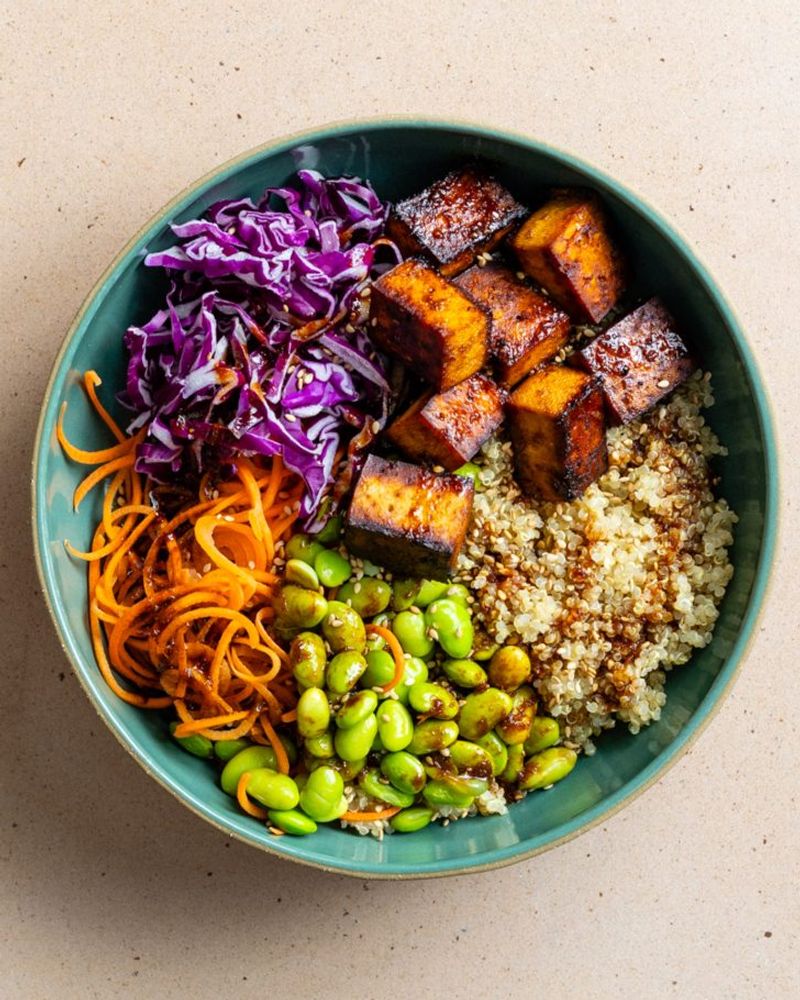 Edamame And Grain Power Bowl