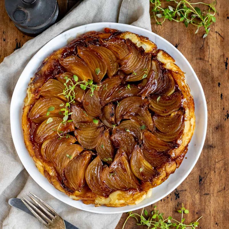 Rutabaga And Caramelized Onion Tart